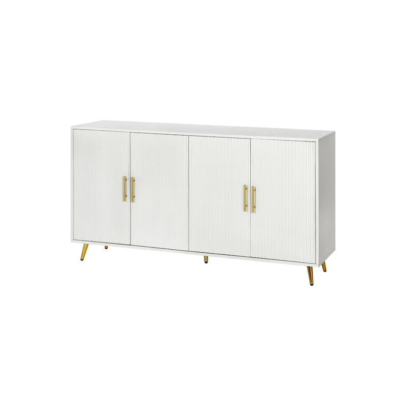 60 TV Stand with Antique Handles, Storage & Adjustable Shelves