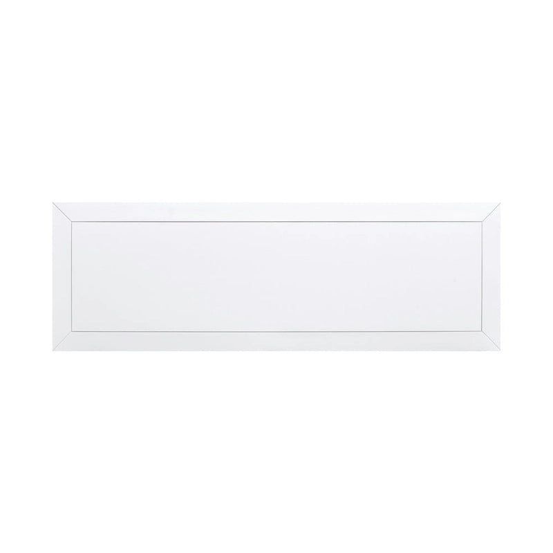 White 4-Drawer Buffet Sideboard Console Table with Bottom Shelf
