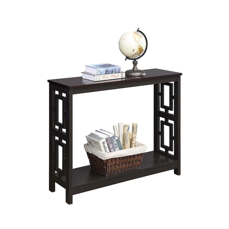 Console Table with Shelf
