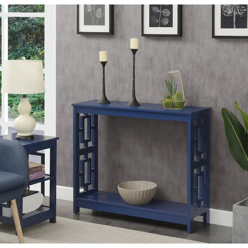 Console Table with Shelf