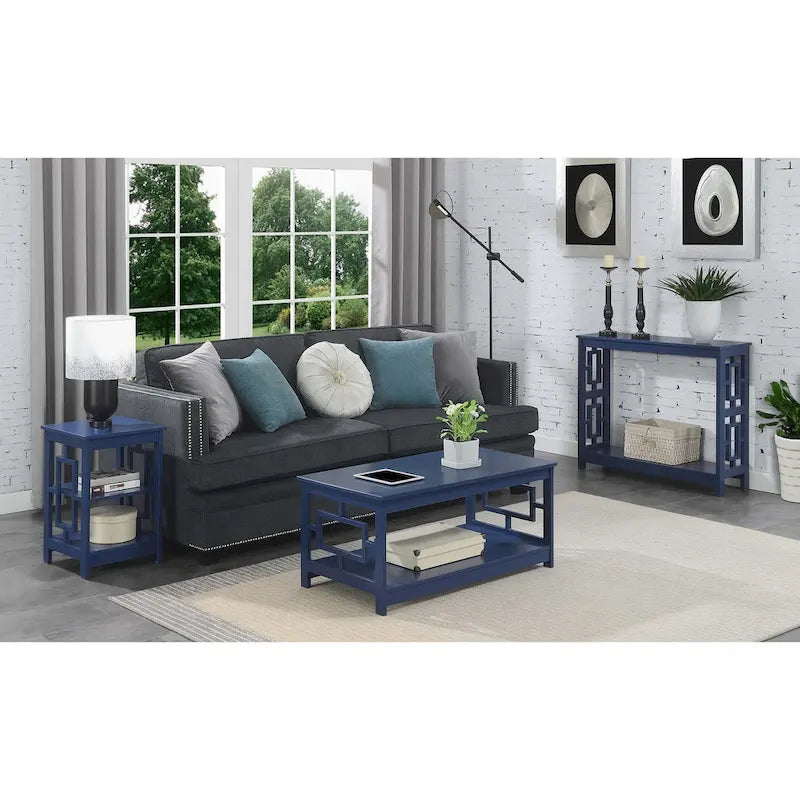 Console Table with Shelf