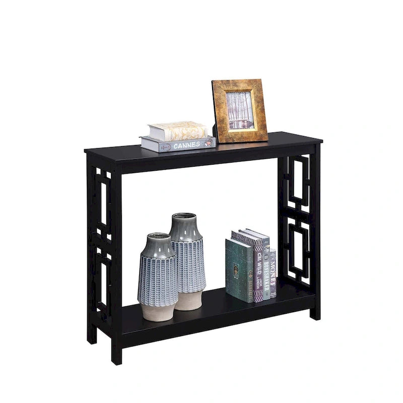 Console Table with Shelf