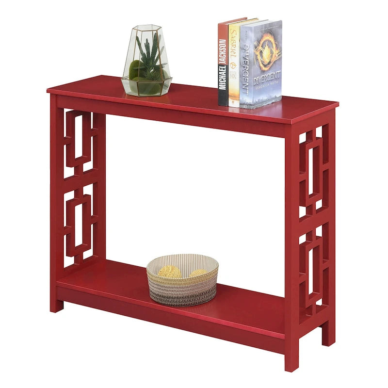 Console Table with Shelf
