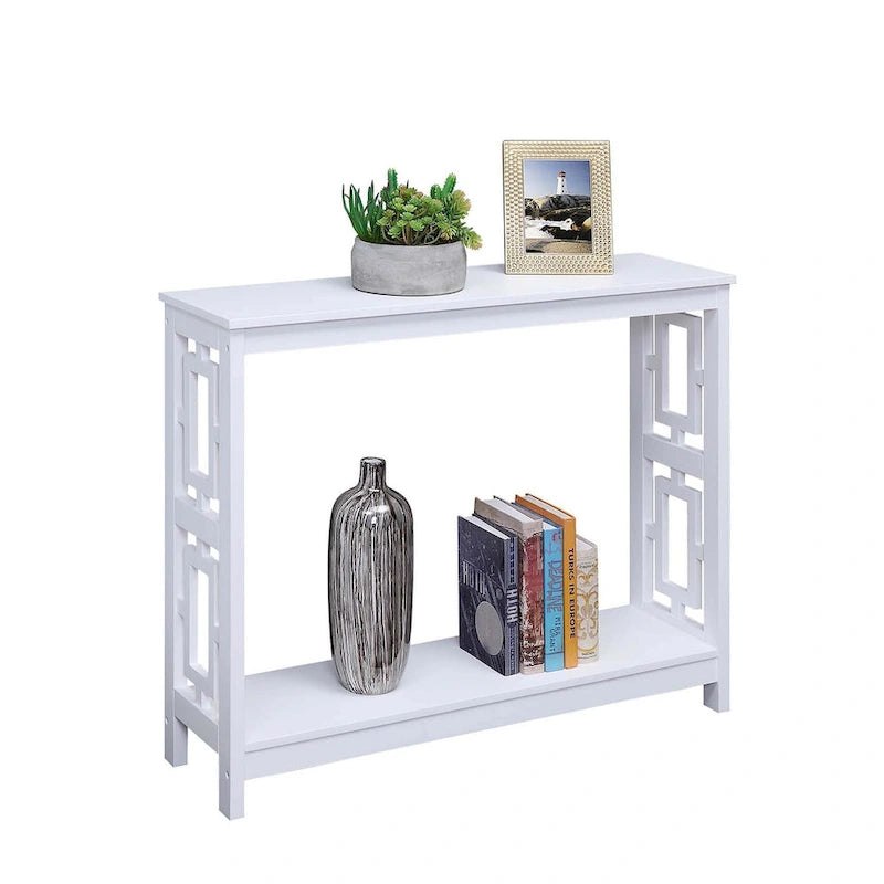 Console Table with Shelf