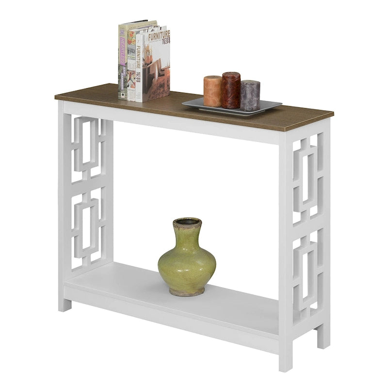 Console Table with Shelf