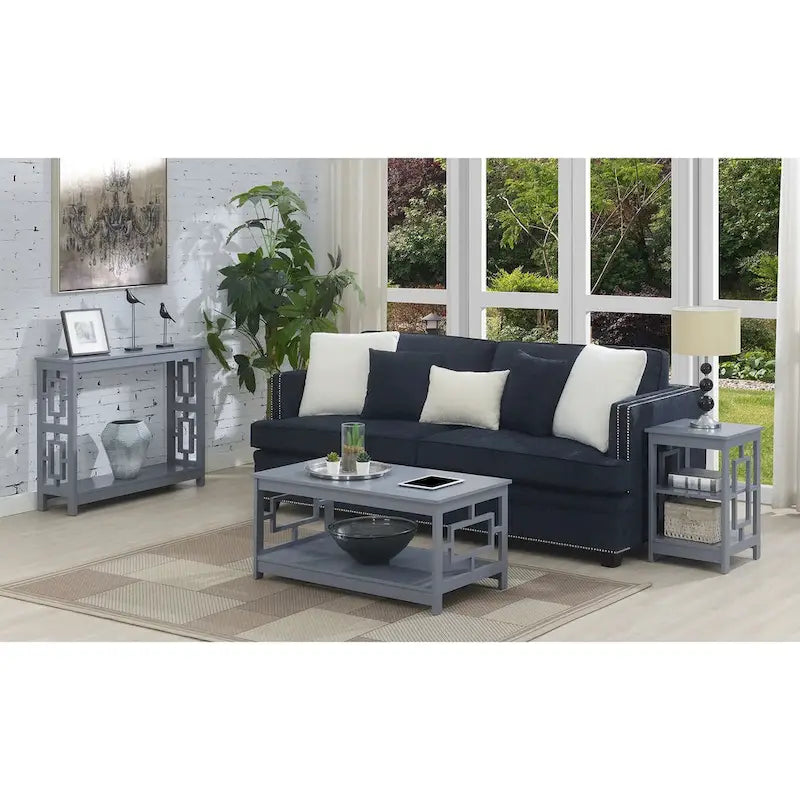 Console Table with Shelf