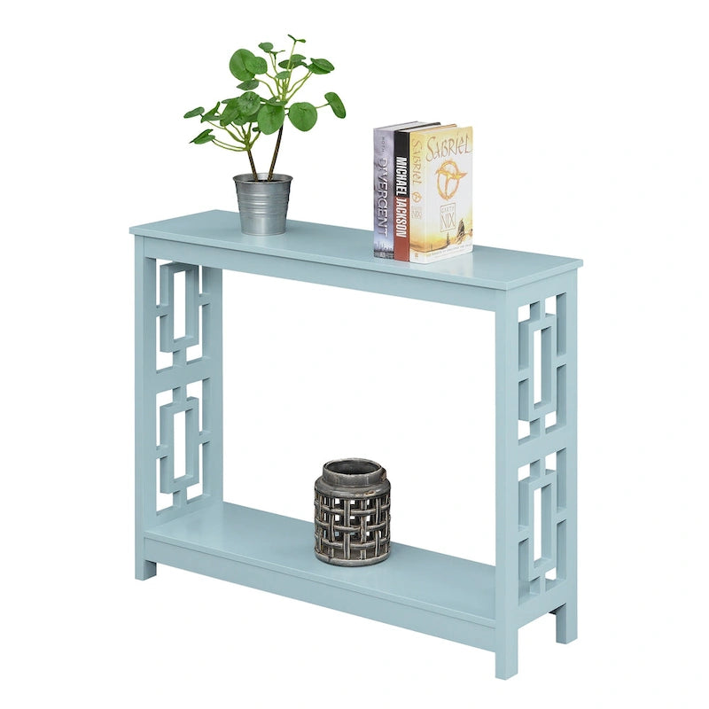 Console Table with Shelf