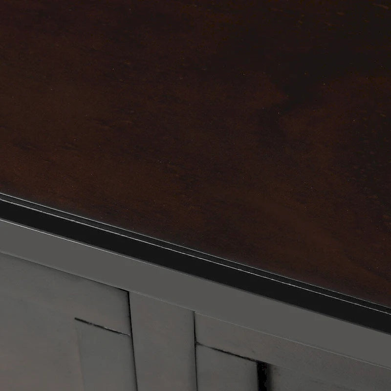 3-Drawer Console Table with Bottom Shelf