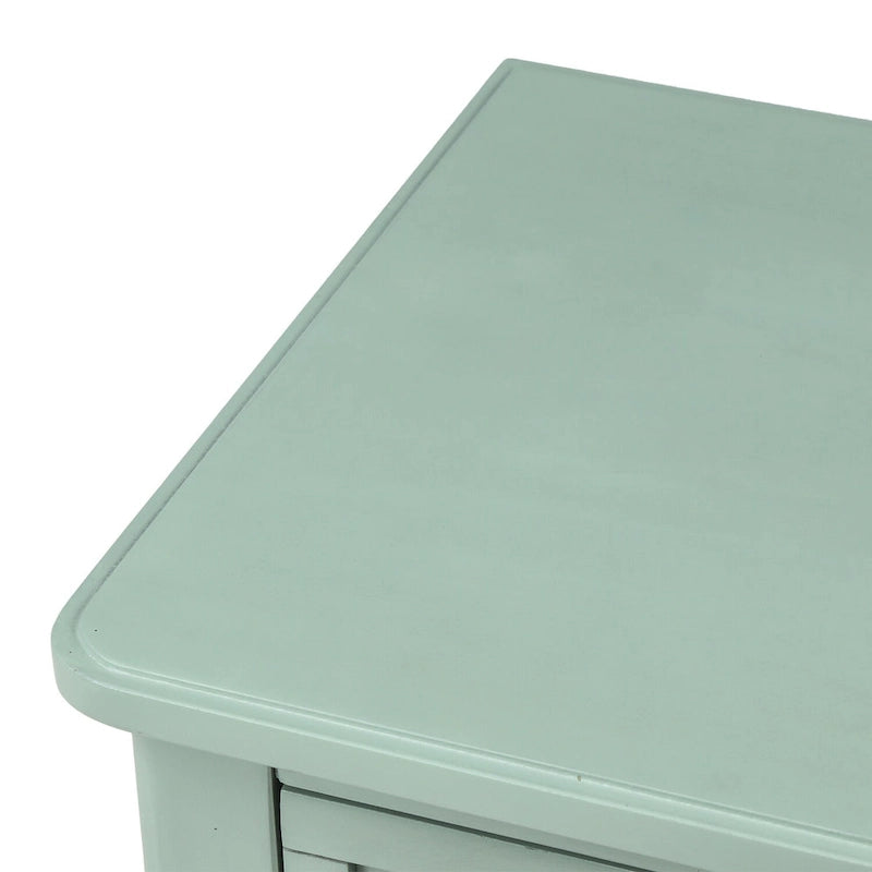 3-Drawer Console Table with Bottom Shelf