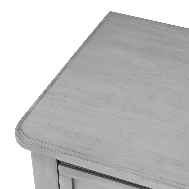 3-Drawer Console Table with Bottom Shelf