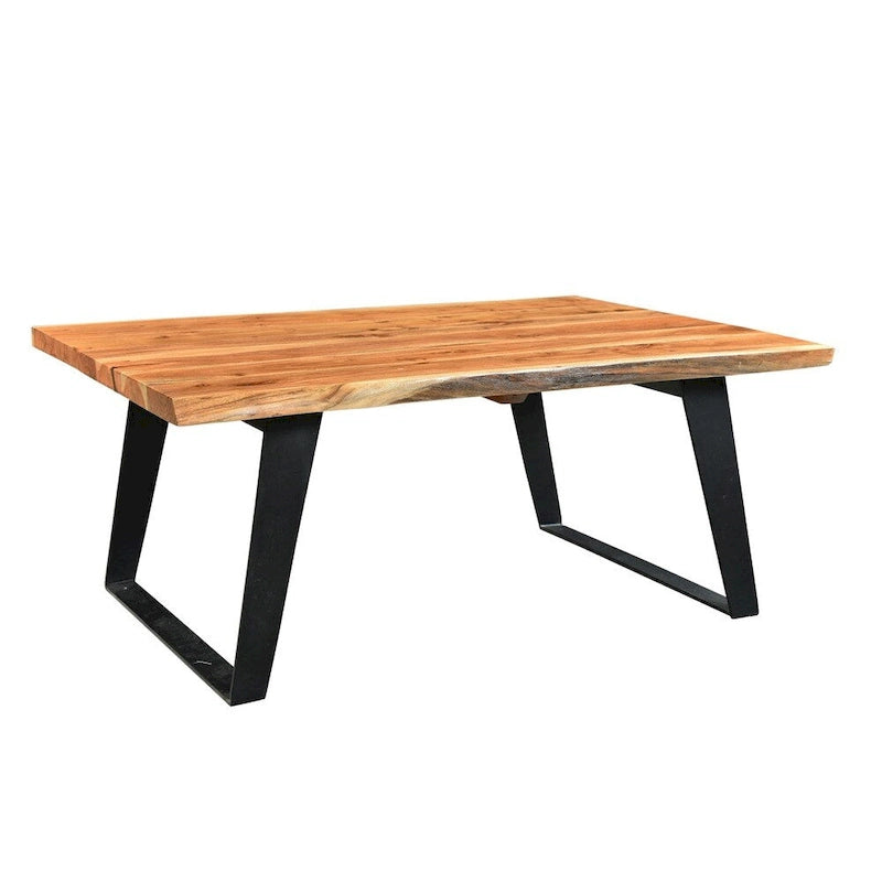 Solid Wood Live Edge Coffee Table - 31 x 45 x 16
