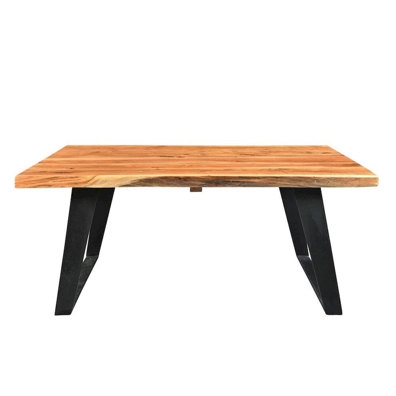 Solid Wood Live Edge Coffee Table - 31 x 45 x 16