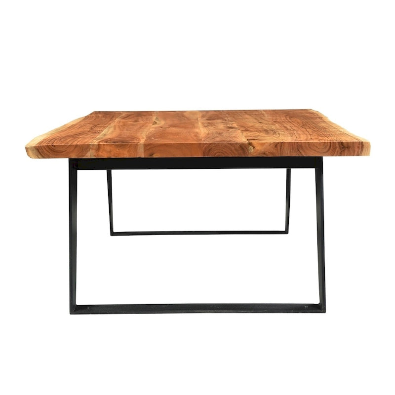 Solid Wood Live Edge Coffee Table - 31 x 45 x 16