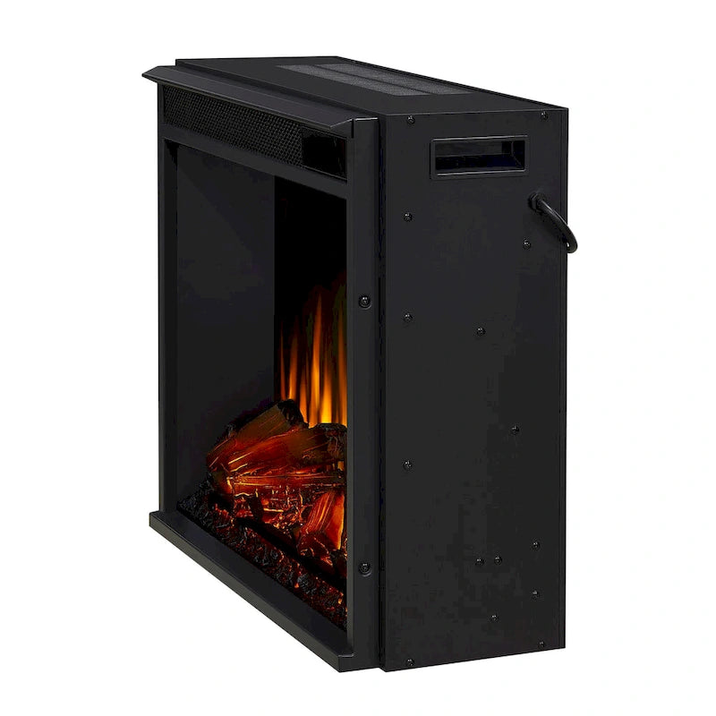 Electric TV Stand Fireplace in Dark Mahogany - 75.5 W x 21.5 D x 27.7 H