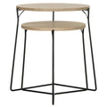 Mid-Century Stacking End Table - 19Wx19Dx21H