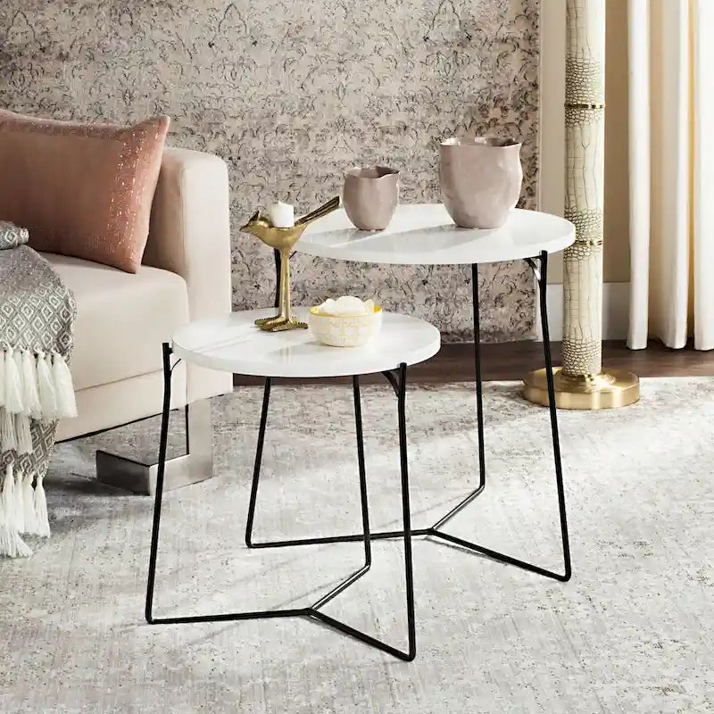 Mid-Century Stacking End Table - 19Wx19Dx21H