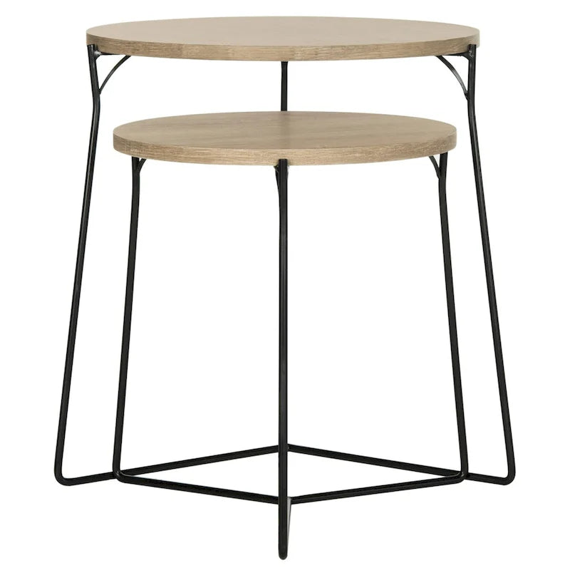 Mid-Century Stacking End Table - 19Wx19Dx21H