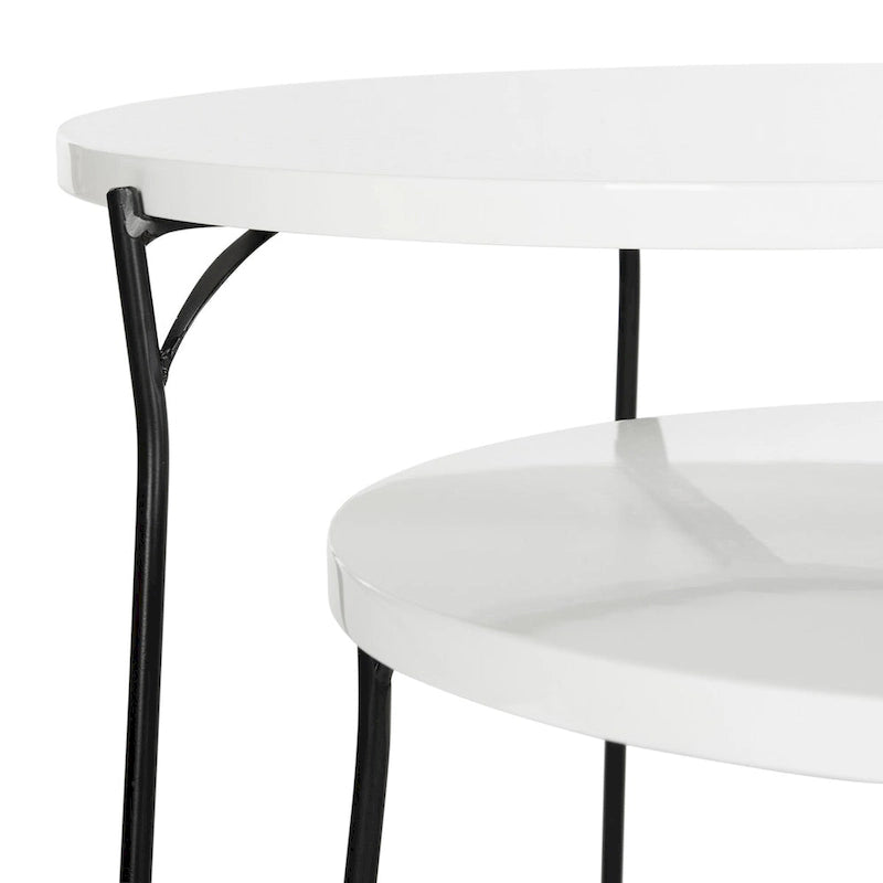Mid-Century Stacking End Table - 19Wx19Dx21H