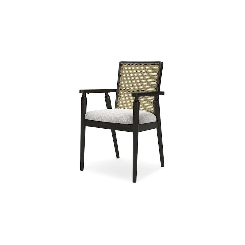 Black/Gray Dining Arm Chair - 22.13W x 22.38D x 35.13H