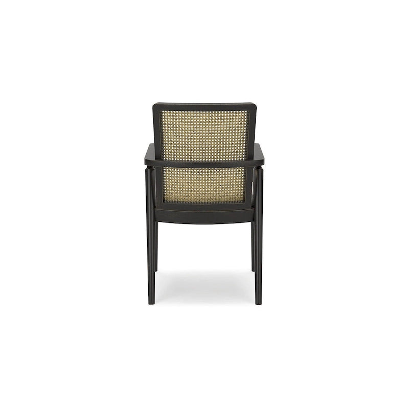 Black/Gray Dining Arm Chair - 22.13W x 22.38D x 35.13H