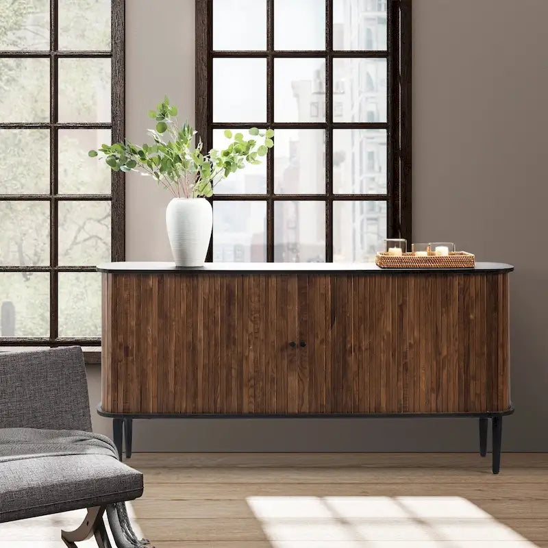 Modern 63" Sideboard with Adjustable Shelf