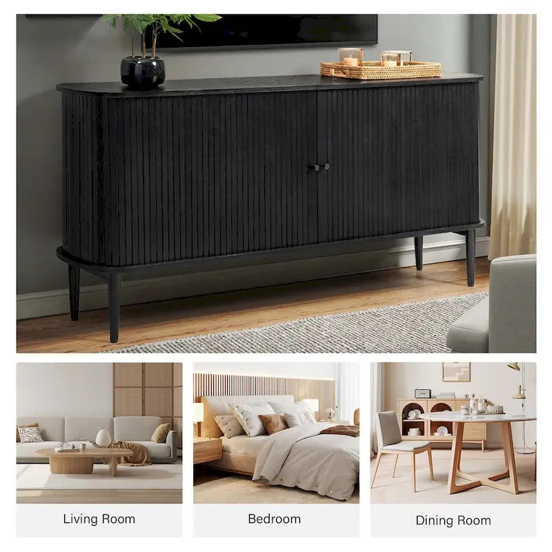 Modern 63" Sideboard with Adjustable Shelf