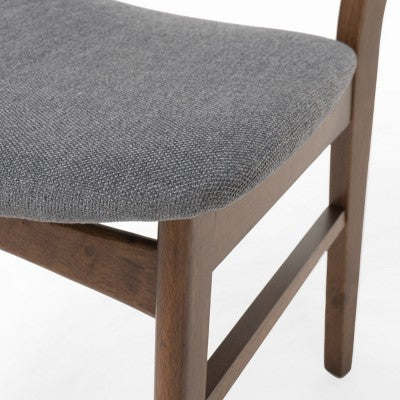 GDFStudio Isador Mid-Century Modern Fabric Upholstered Wood 5 Piece Dining