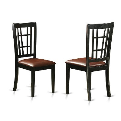 Southwestern Dining Set 5 Piece Table & Chair Set - Modern Farmhouse Kitchen Furniture