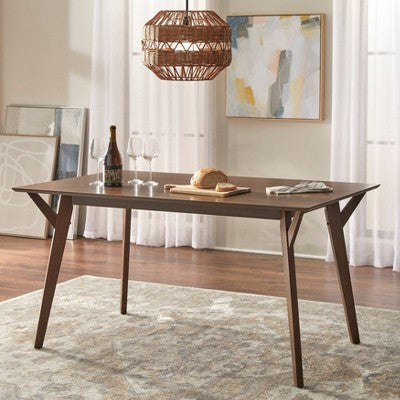 Lifestorey Cari 7Pc Mid Century Modern Dining Set