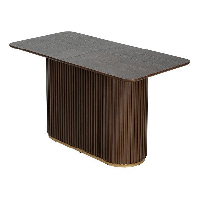 Christopher Knight Home Quini Modern 5 Piece Wooden Dining Set with Pedestal Design and Rubberwood Legs