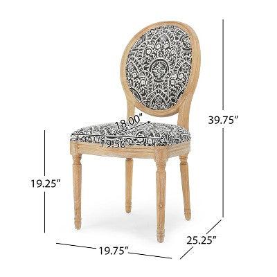 Christopher Knight Home Derring 7 Pieces French Country Upholstered Wood Expandable Dining Set