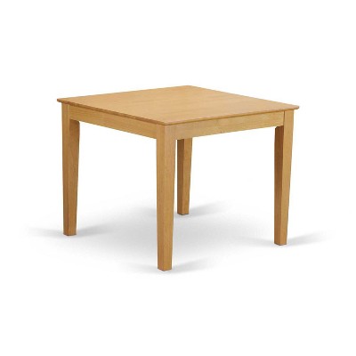 Kitchen Table and Chair Set - Art Deco Style, Square Hardwood Dining Set, 36 Inch Table