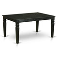Luxury Dining Table Set - Kitchen Table with Chairs - 7 Piece Rectangle Table Set