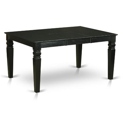 Luxury Dining Table Set - Kitchen Table with Chairs - 7 Piece Rectangle Table Set