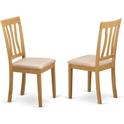 HomeStock Belmont Kitchen Dinette Set - Dinette Table And Dining Chairs, Oak