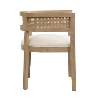 Christopher Knight Home Avery 7pc Cane and Rubberwood Upholstered Dining Set