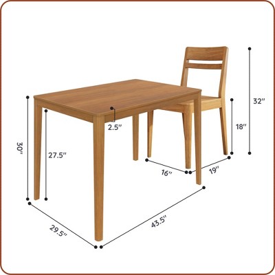 Crew Dining Chair and Table Combo
