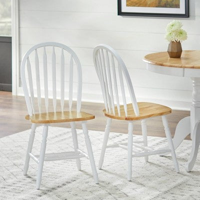 Buylateral 7pc Lancaster Farmhouse Solid Wood Extendable Dining Table Set