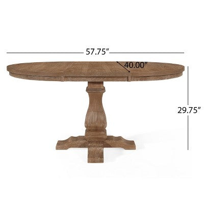 Christopher Knight Home 5pc Hudson Fabric and Wood Dining Set Light