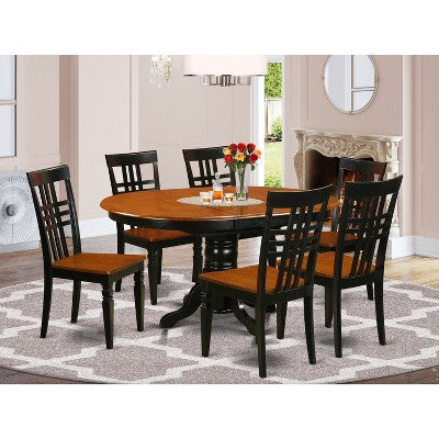 HomeStock Belmont Kitchen Tables And Chair Set With A Kenley Dining Table And Kitchen Chairs