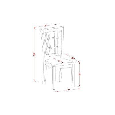 Southwestern Dining Set 5 Piece Table & Chair Set - Modern Farmhouse Kitchen Furniture