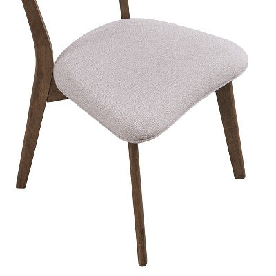Christopher Knight Home Chazz Mid Century Modern Fabric Upholstered 7 Piece Dining Set