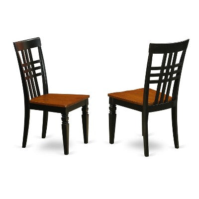 Round Dining Table Set - 3 Piece Kitchen Table with Chairs, 42 Inch, Black Cherry Finish