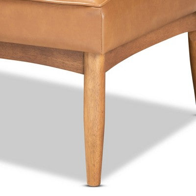 2pc Riordan Wood Dining Nook Banquette Set - Baxton Studio