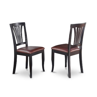 Dining Table Set with 2 Chairs, Round Dropleaf Kitchen Table, Solid Rubberwood, Saddle Brown Finish, 42x42 Inch