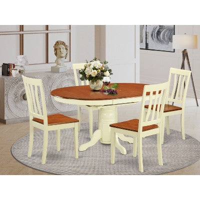 Dining Room Set - Kitchen Dinette Table And 4 Kitchen Chairs
