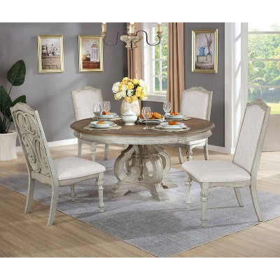 Frainio Dining Set White - HOMES: Inside + Out