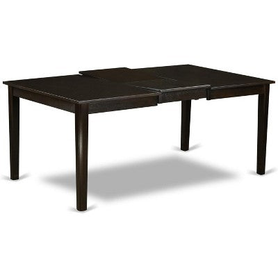 HomeStock Henley Rectangle Dining Table Set Cappuccino