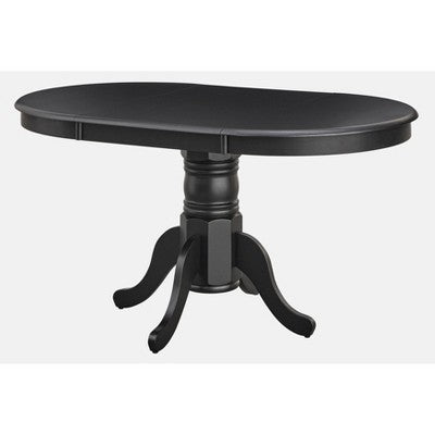 Buylateral 7pc Lancaster Farmhouse Solid Wood Extendable Dining Table Set