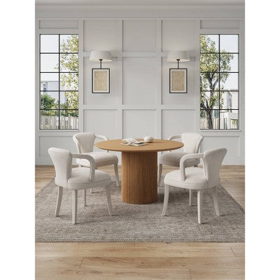 Manhattan Comfort 5pc Hathaway and Palmer Modern Dining Set